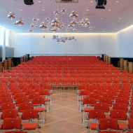 Stadthalle Eschwege, Reihenbestuhlung Saal Frontansicht